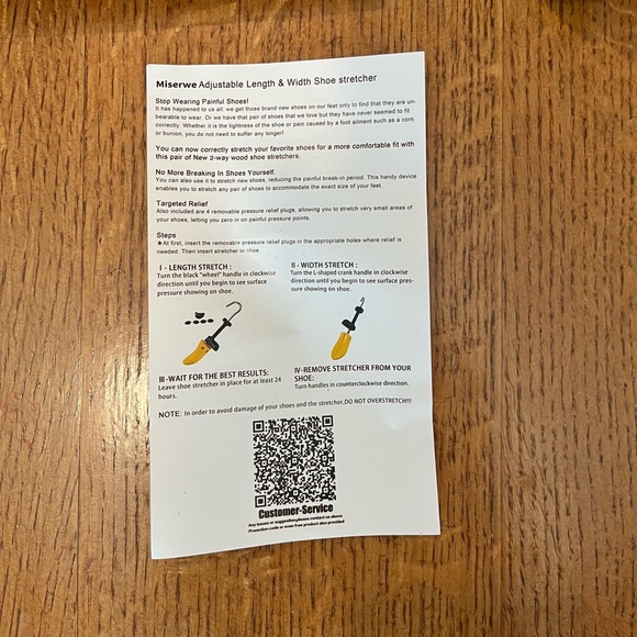 Miserwe Shoe Stretcher - Picture 3 of 3